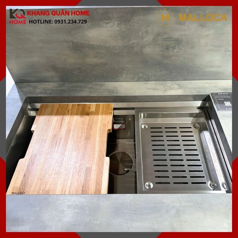 Hình Thực Tế Chậu Rửa Chén Malloca Sdile MS 781