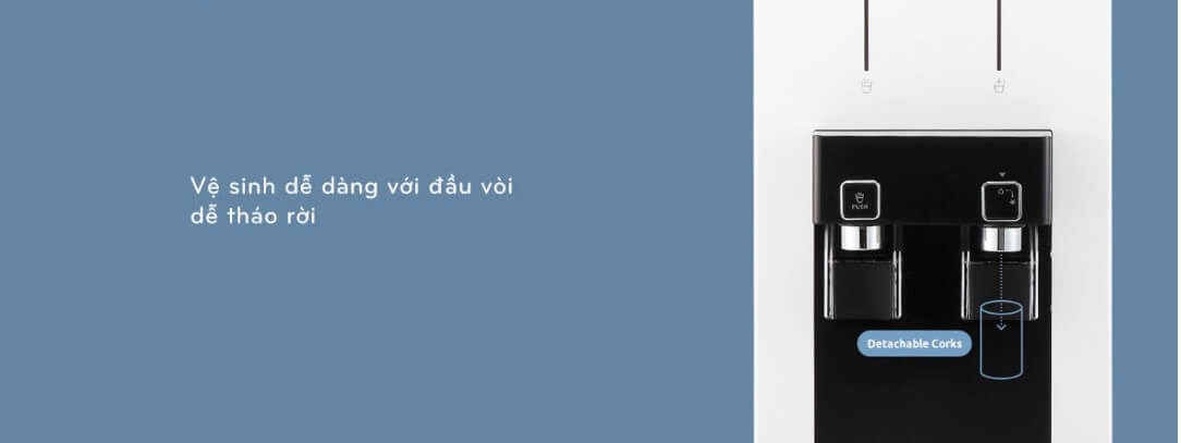 Máy lọc nước Cây tủ đứng Coway Harry CHP-590R -   nóng lạnh 
