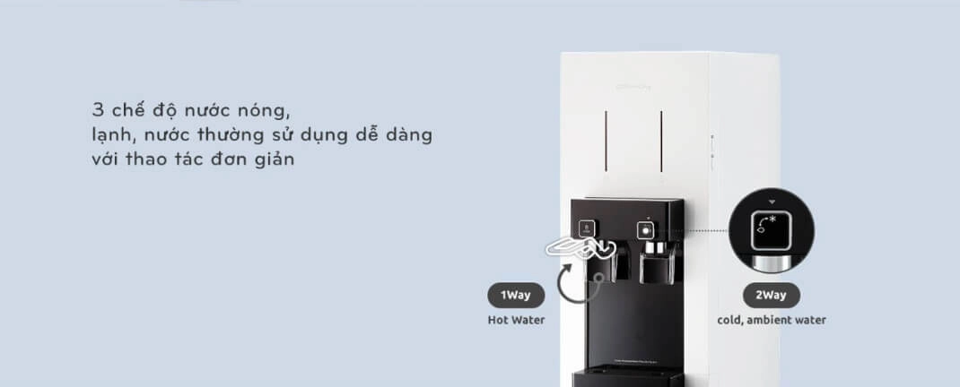 Máy lọc nước Cây tủ đứng Coway Harry CHP-590R -   nóng lạnh 