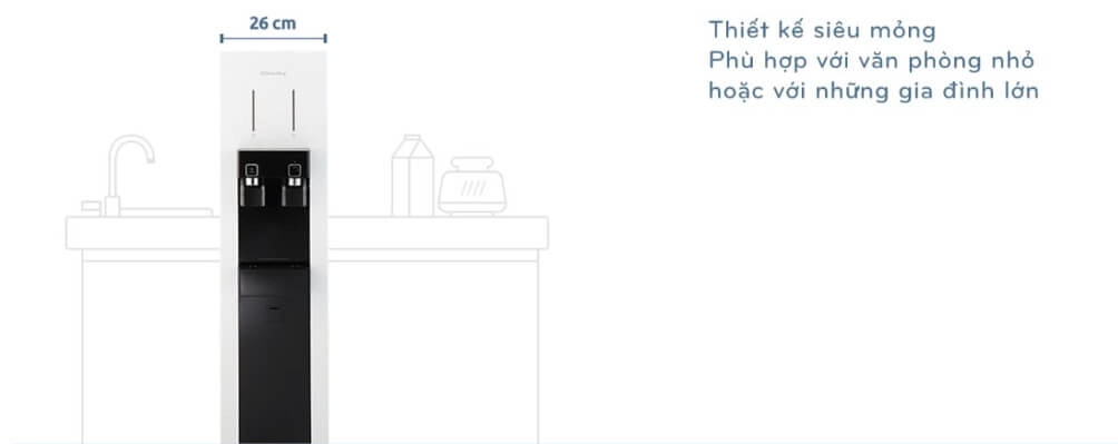 Máy lọc nước Cây tủ đứng Coway Harry CHP-590R -   nóng lạnh 