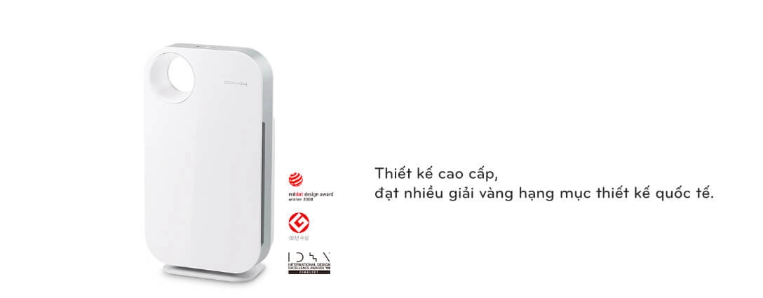  thực tế Máy lọc không khí Coway DOLOMITIES - AP-1008CH 