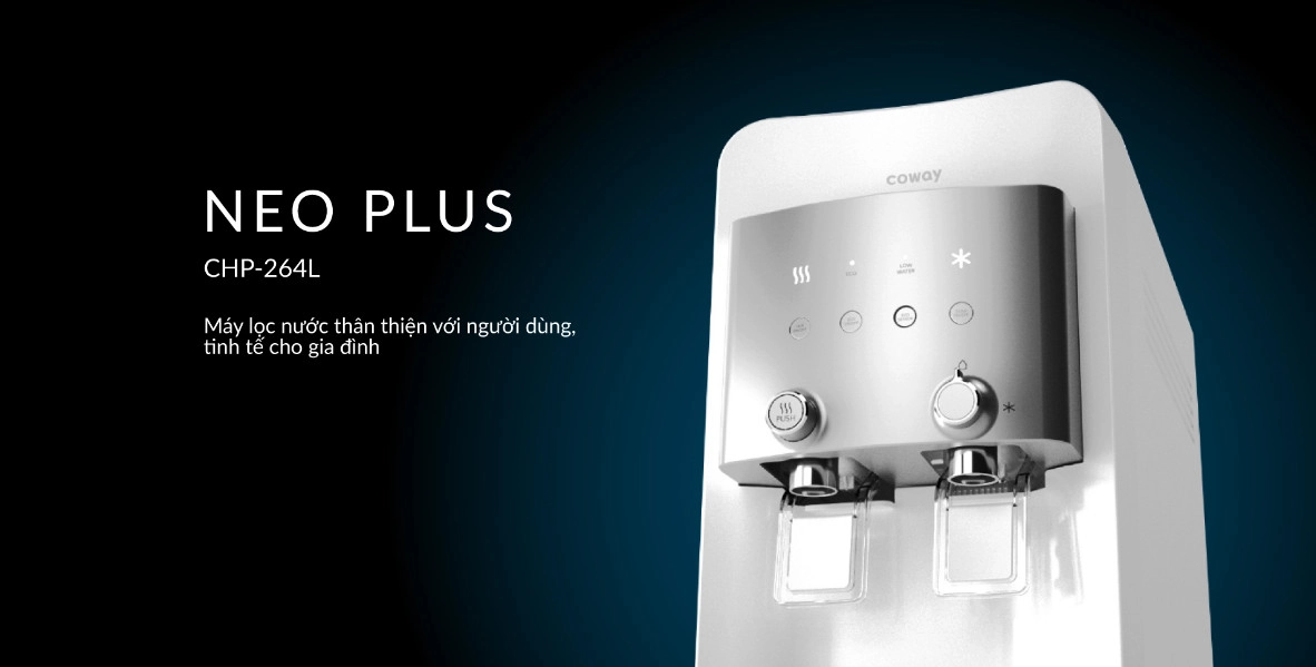 Máy lọc nước Coway CHP - 264L (NEO PLUS) nóng lạnh