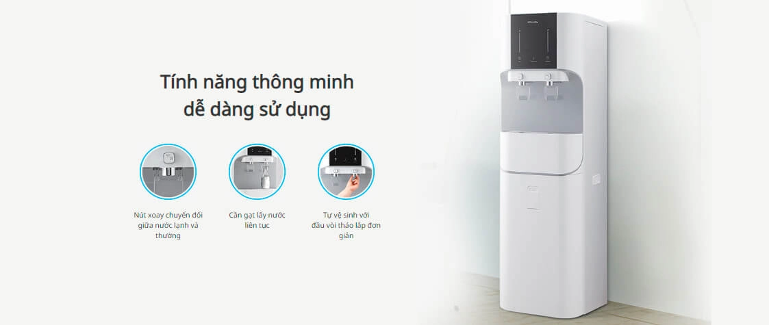 Máy lọc nước Tủ đứng Coway Core CHP-671R - nóng lạnh 