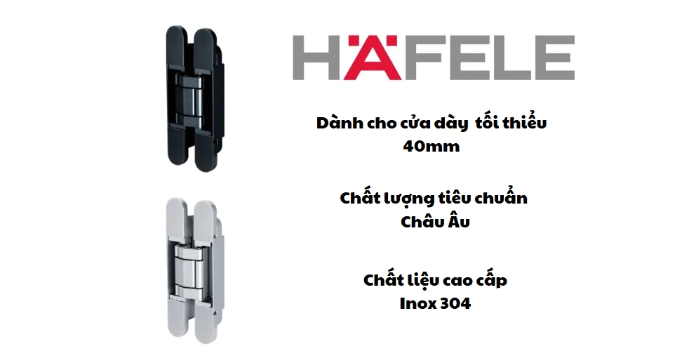 Bản lề âm Hafele