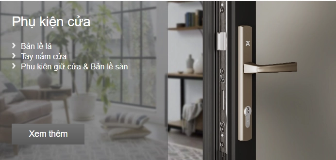 Phụ kiện cửa đi Hafele