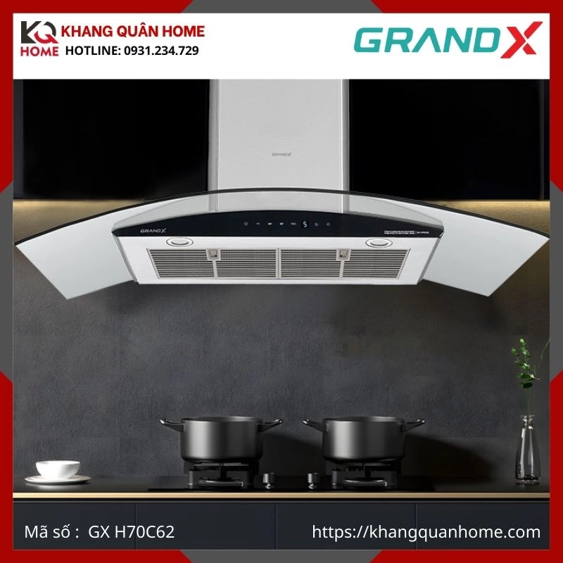 MÁY HÚT MÙI GRANDX 700MM GX H70C62