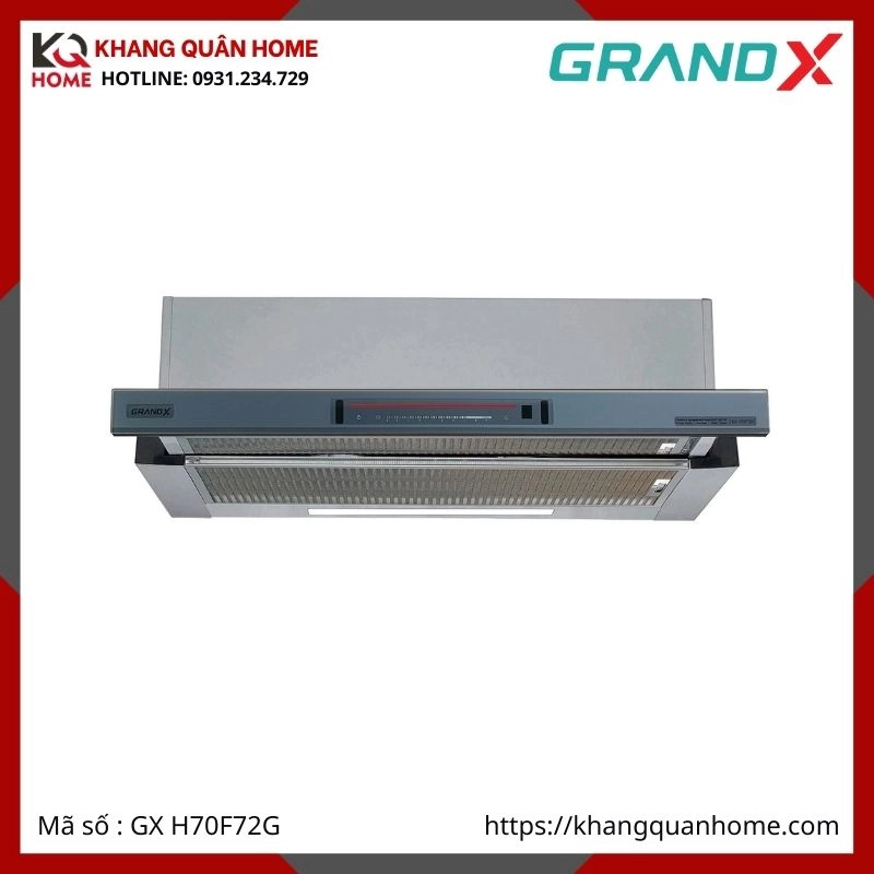 MÁY HÚT MÙI ÂM TỦ GRANDX 700MM GX H70F72G