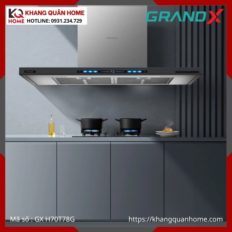 MÁY HÚT MÙI GRANDX 700MM GX H70T78G
