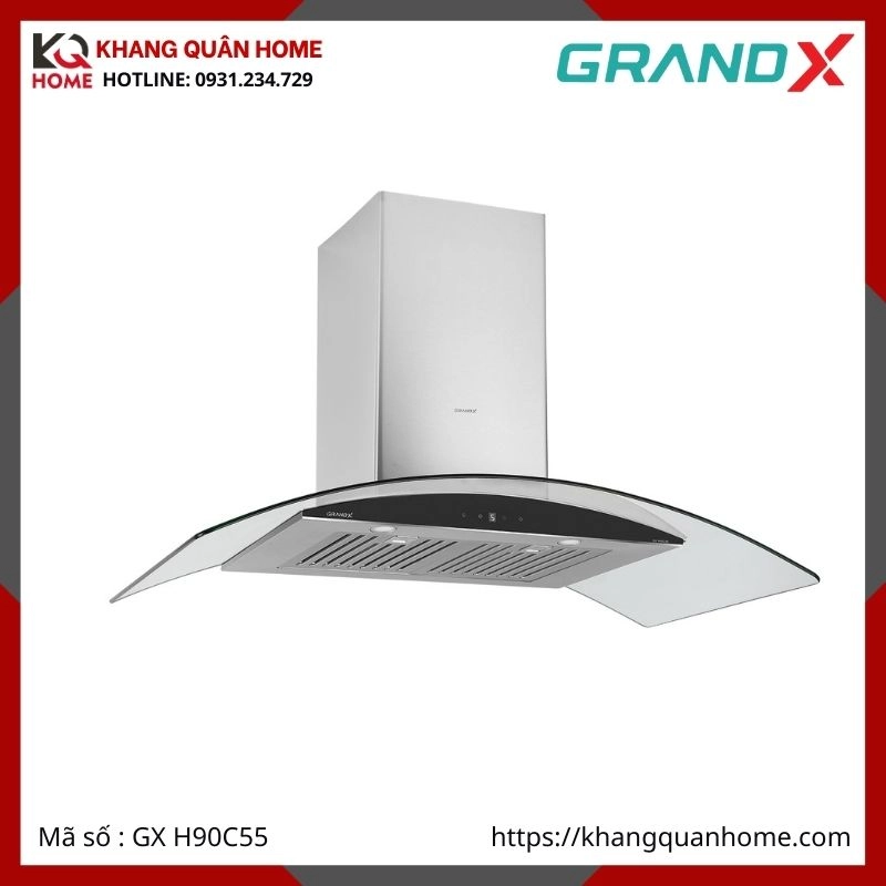 MÁY HÚT MÙI GRANDX 900MM GX H90C55