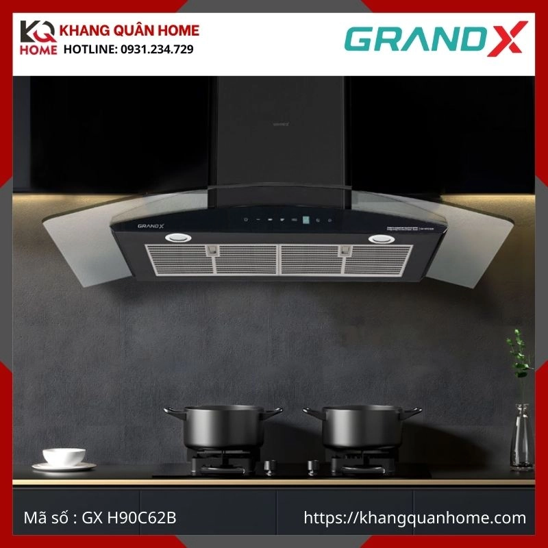 MÁY HÚT MÙI GRANDX 900MM GX H90C62B