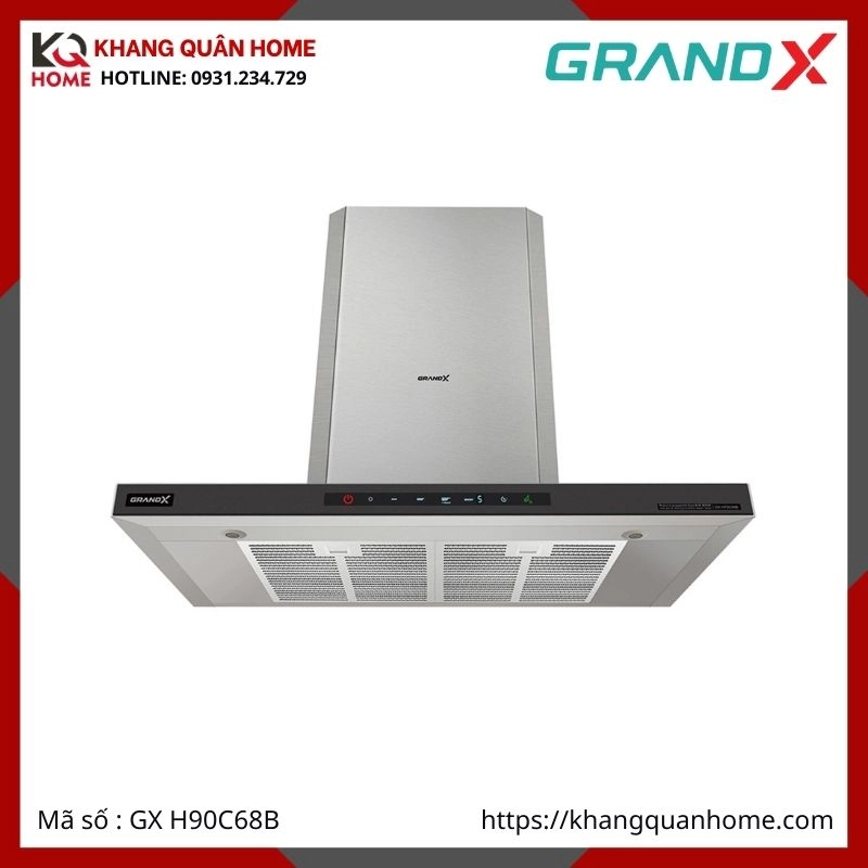 MÁY HÚT MÙI GRANDX 900MM GX H90C68B