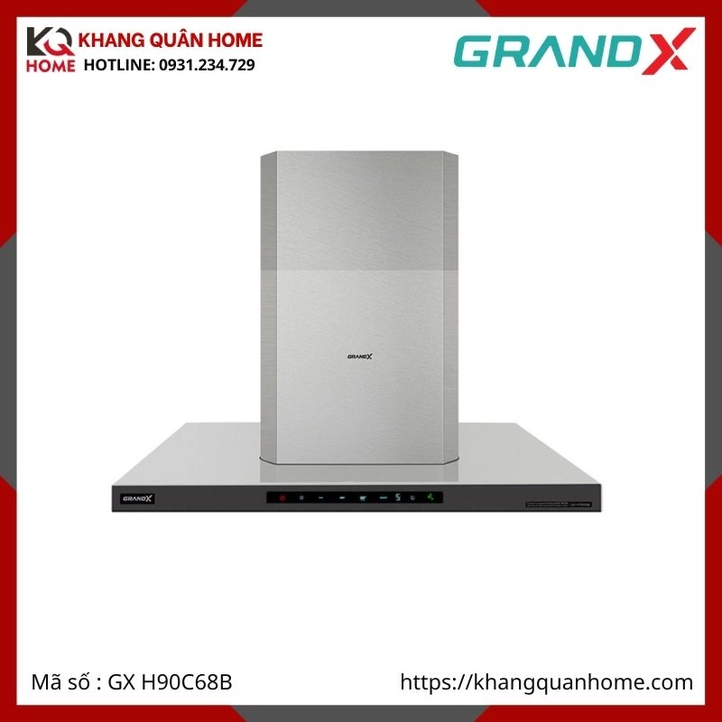 MÁY HÚT MÙI GRANDX 900MM GX H90C68B