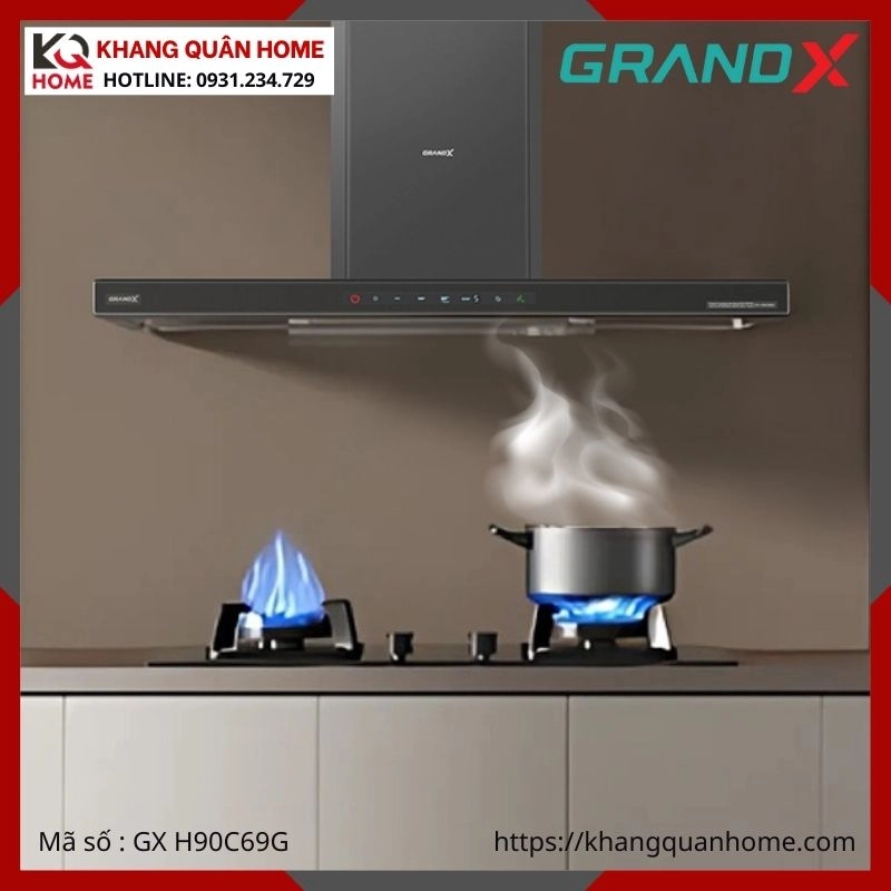 MÁY HÚT MÙI GRANDX 900MM GX H90C69G