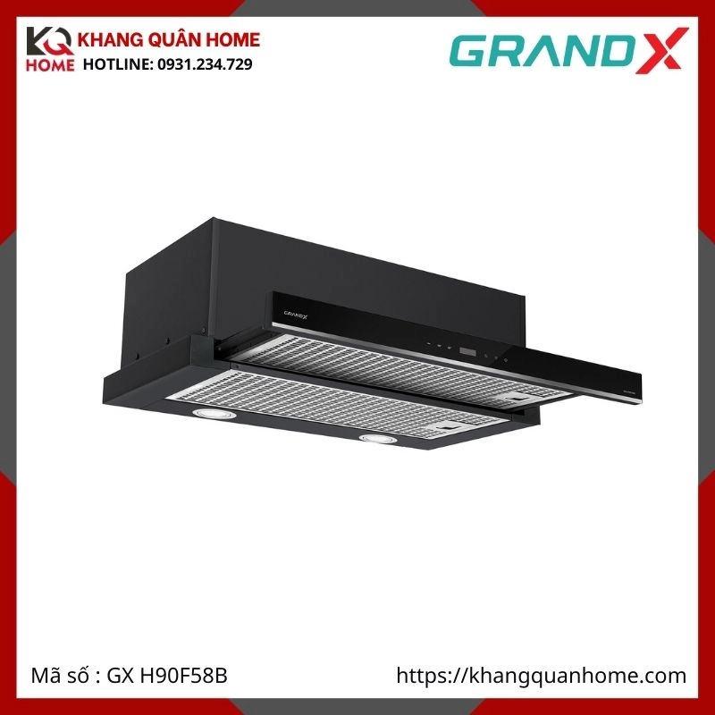 MÁY HÚT MÙI ÂM TỦ GRANDX 900MM GX H90F58B