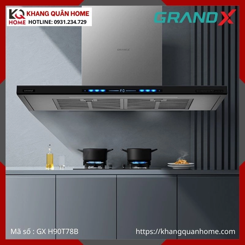 MÁY HÚT MÙI GRANDX 900MM GX H90T78B