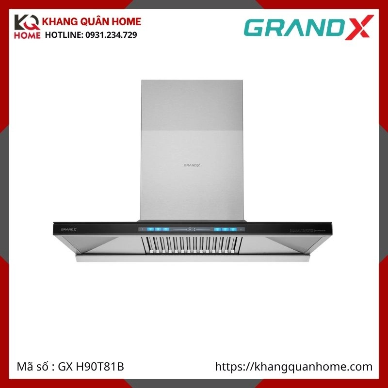 MÁY HÚT MÙI GRANDX 900MM GX H90T81B