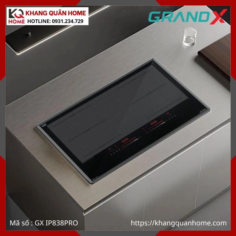 BẾP TỪ 2 VÙNG NẤU GRANDX GX IH838PRO