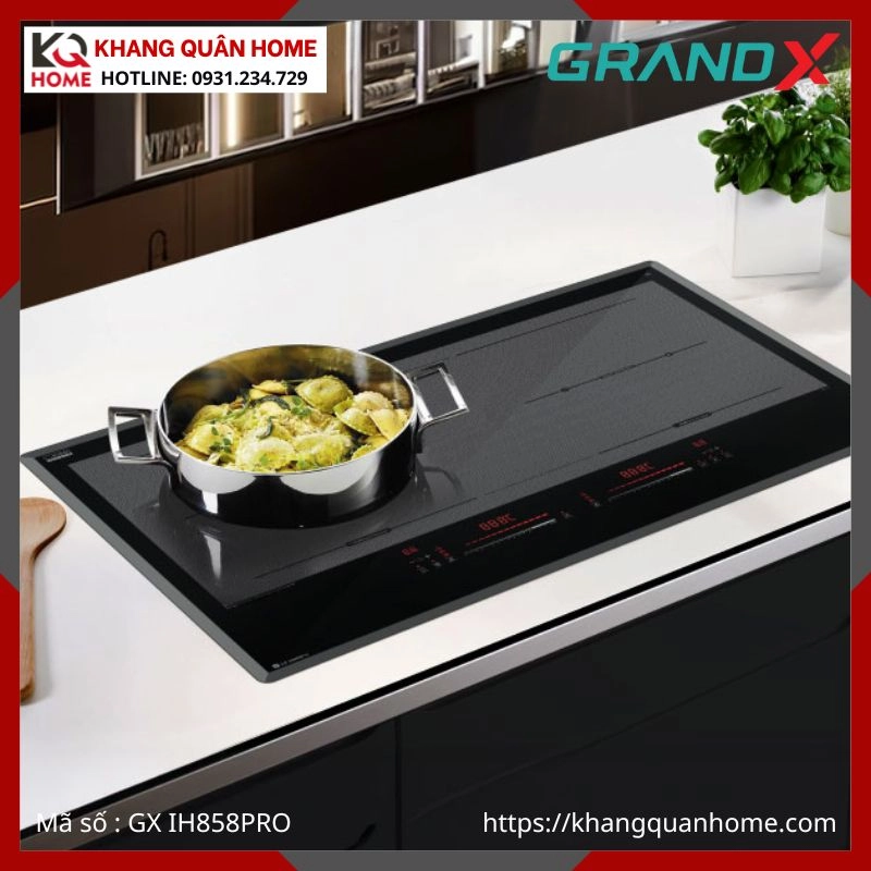 BẾP TỪ 2 VÙNG NẤU GRANDX GX IH858PRO