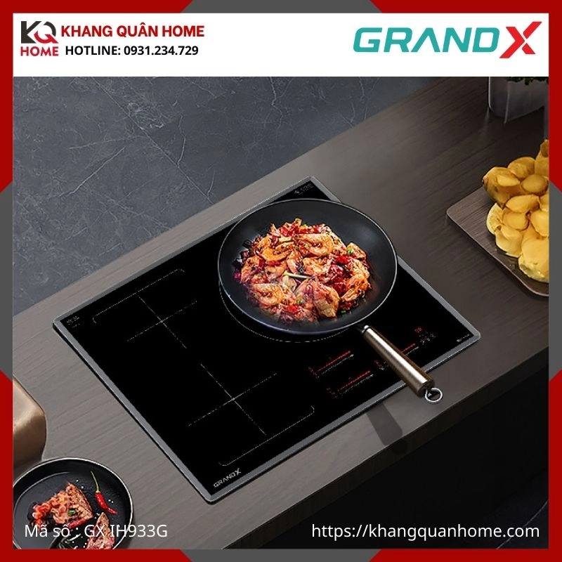 BẾP TỪ 3 VÙNG NẤU GRANDX GX IH933G