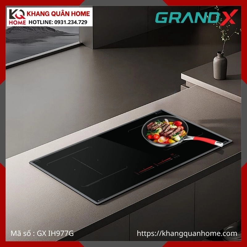 BẾP TỪ 3 VÙNG NẤU GRANDX GX IH736LUX