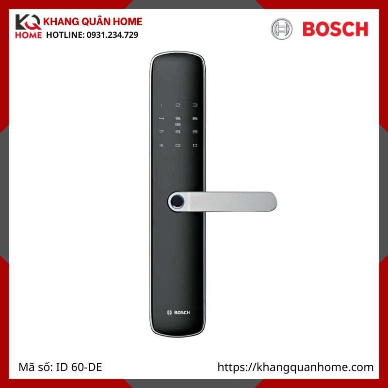 Khóa điện tử Bosch ID 60-DE Màu Xám