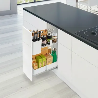 Bộ rổ kéo màu trắng Hafele 545.13.951