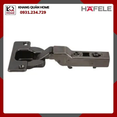 Bản lề giảm chấn màu đen Hafele cho gỗ dày 25mm Trùm nữa 308.03.004
