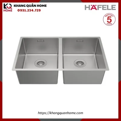 Chậu rửa chén Satin R10 HS24-SSN2S-750 _BR Hafele 567.24.427