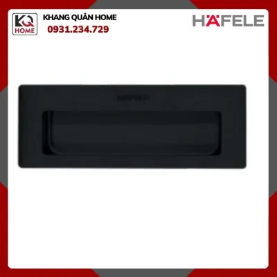 DIY Tay nắm âm 115x42mm – Màu đen mờ Hafele 489.72.135