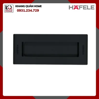 DIY Tay nắm âm 150x51mm – Màu đen mờ Hafele 489.72.137