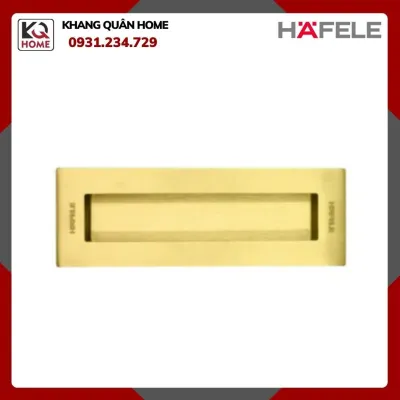 DIY Tay nắm âm 150x51mm – Màu đồng bóng PVD Hafele 489.72.142