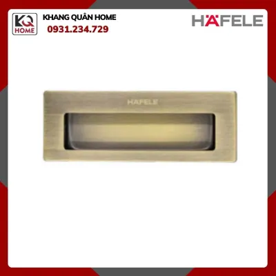 DIY Tay nắm âm 115x42mm – Màu đồng rêu Hafele 489.72.144