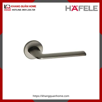 Khóa Tay Nắm Cửa Vệ Sinh DIY Set A Hafele 499.63.606 Ánh Kim Súng