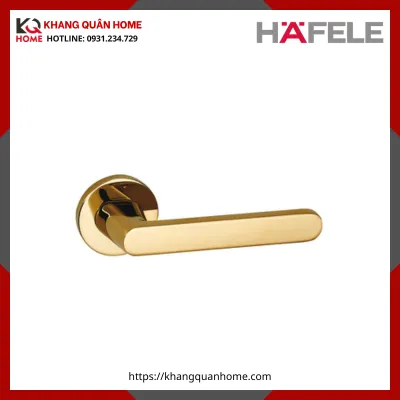 Khóa Tay Nắm Cửa DIY Set B Hafele 499.63.611 Đồng Đánh Bóng