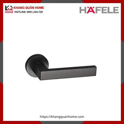 Khóa Tay Nắm Cửa Vệ Sinh DIY Set E Hafele 499.63.637 Đen Mờ