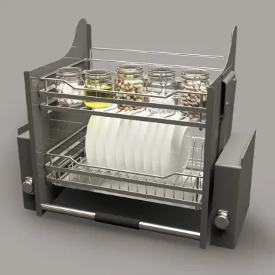 Giá bát đĩa nâng hạ Cucina 800mm Hafele 504.76.007