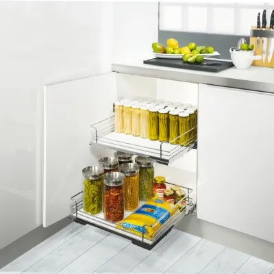 Rổ kéo lọt lòng, cho cửa bản lề, 500mm Hafele 540.26.665