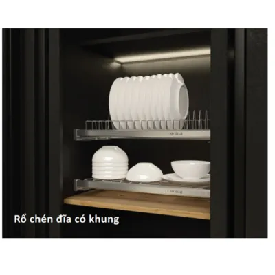Rổ úp chén đĩa cố định, Cucina Presto 600mm, loại có khung Hafele 544.40.004