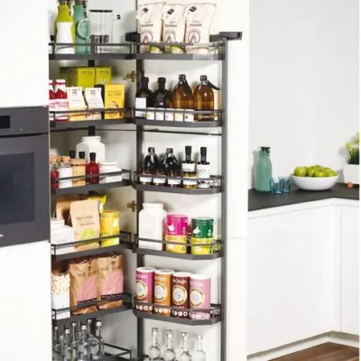 Phụ kiện cho tủ bếp đứng, Kesseböhmer Tandem Pantry 500mm Hafele 545.93.433