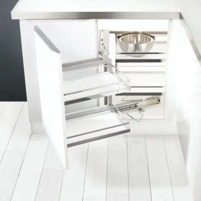 Bộ rổ kéo Kesseböhmer Magic Corner xoay trái Hafele 546.17.004