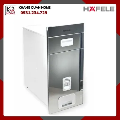 Thùng Gạo Âm Tủ Mặt Gương Xám Hafele 549.32.990 (New)