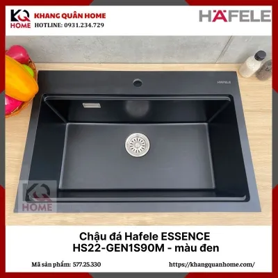 Chậu đá Hafele ESSENCE HS22-GEN1S90M - Màu đen - 577.25.330