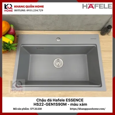 Chậu đá Hafele ESSENCE HS22-GEN1S90M - Màu xám - 577.25.530