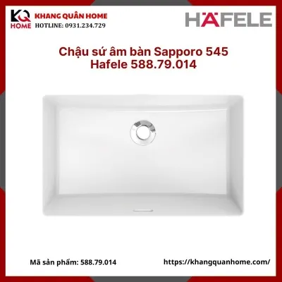 Chậu sứ âm bàn Sapporo 545 Hafele 588.79.014