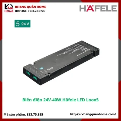 BIẾN ĐIỆN NGUỒN (ADAPTER) 24V-40W HAFELE LED LOOX5- 833.75.935