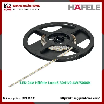 Đèn Led dây 24V Häfele Loox5 3041-5000K/9.6W/ 5mm/5m-833.76.311