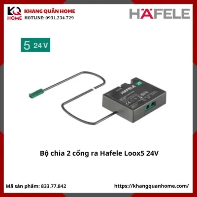 Bộ chia 2 cổng ra Hafele Loox5 24V- 833.77.842