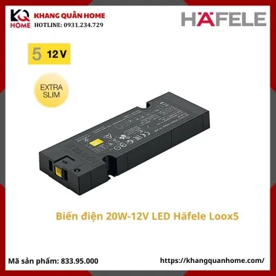 BIẾN ĐIỆN (ADAPTER) 12V-20W HAFELE LED LOOX5- 833.95.000