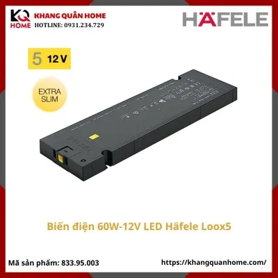 BIẾN ĐIỆN (ADAPTER) 12V-80W HAFELE LED LOOX5-833.95.003