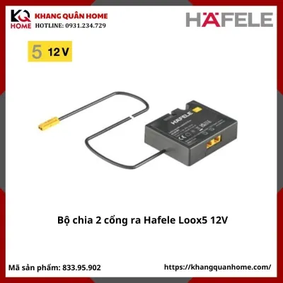 Bộ chia 2 cổng ra Hafele Loox5 12V- 833.95.902